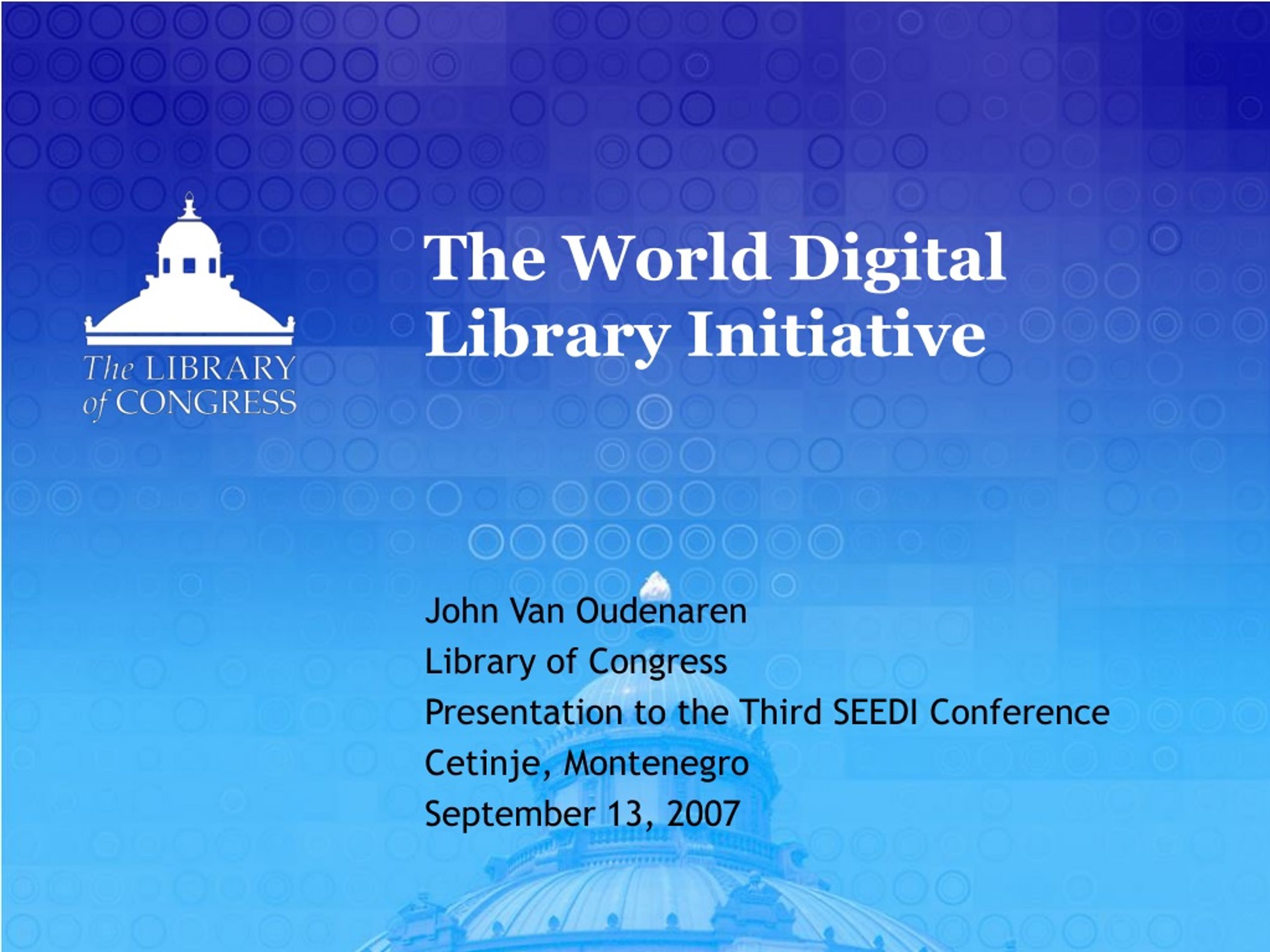 World Digital Library (WDL)