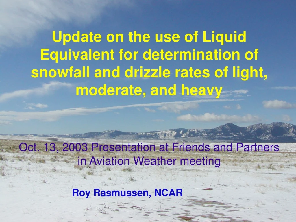 update on the use of liquid equivalent n.