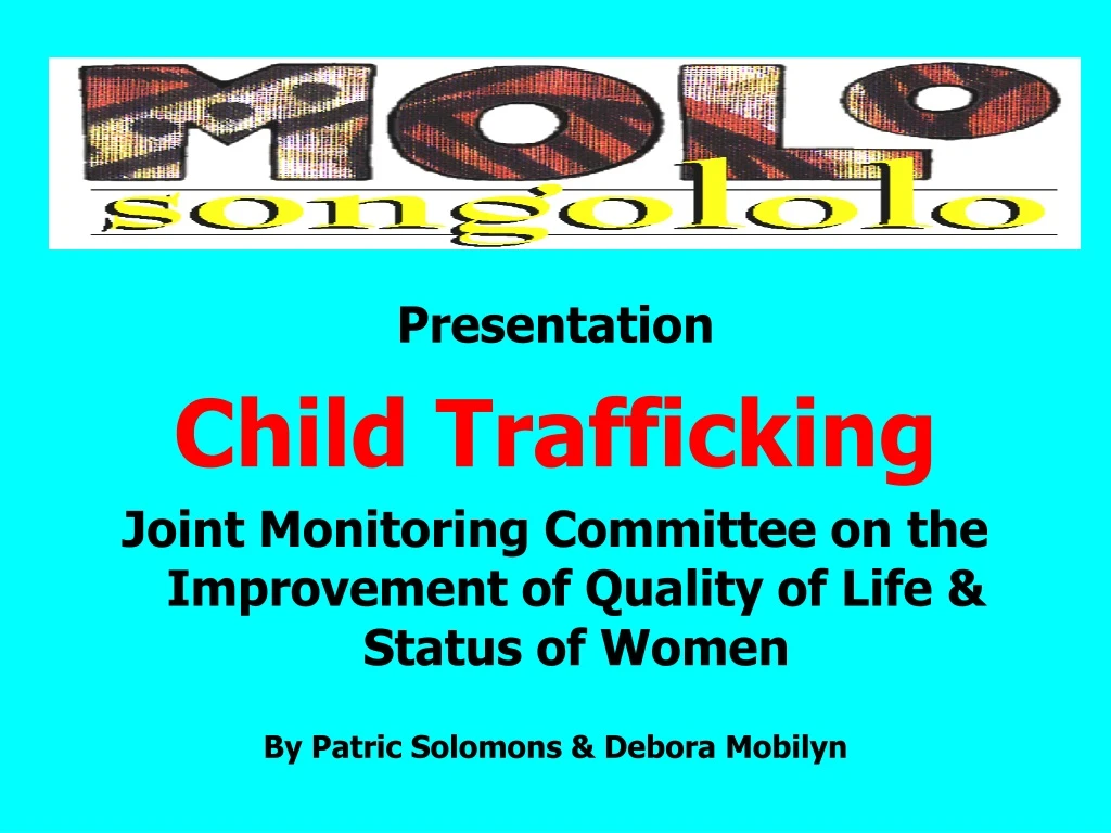 PPT - Presentation Child Trafficking PowerPoint Presentation, Free ...