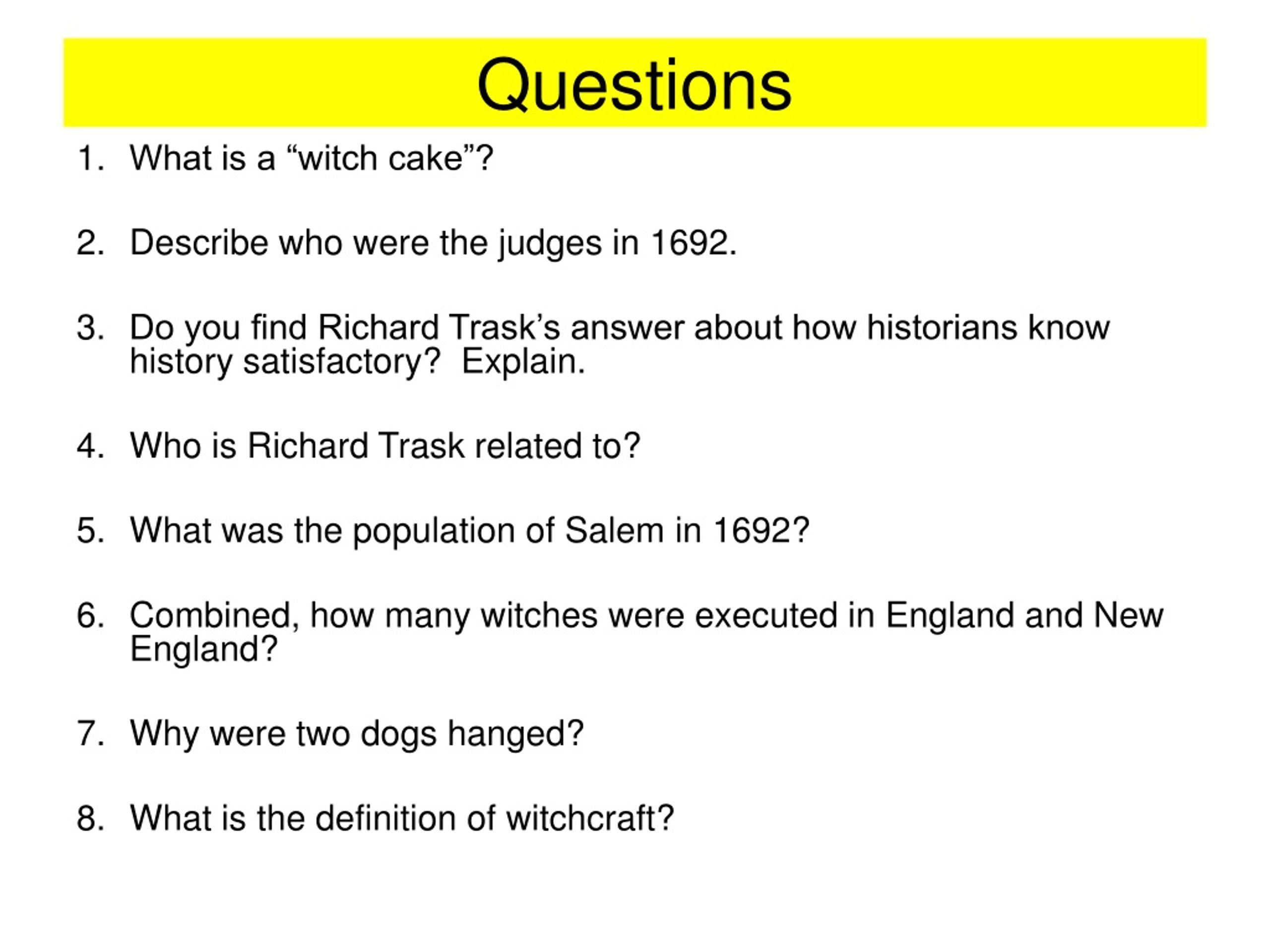 PPT Salem Witchcraft PowerPoint Presentation free download ID