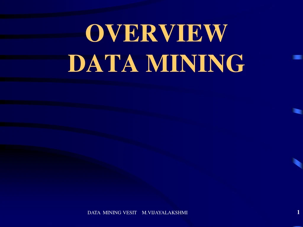 overview data mining n.