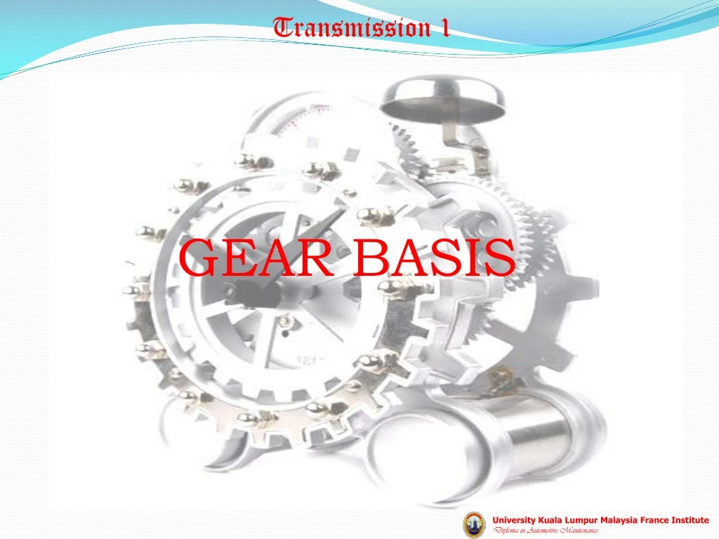 gear basis n.