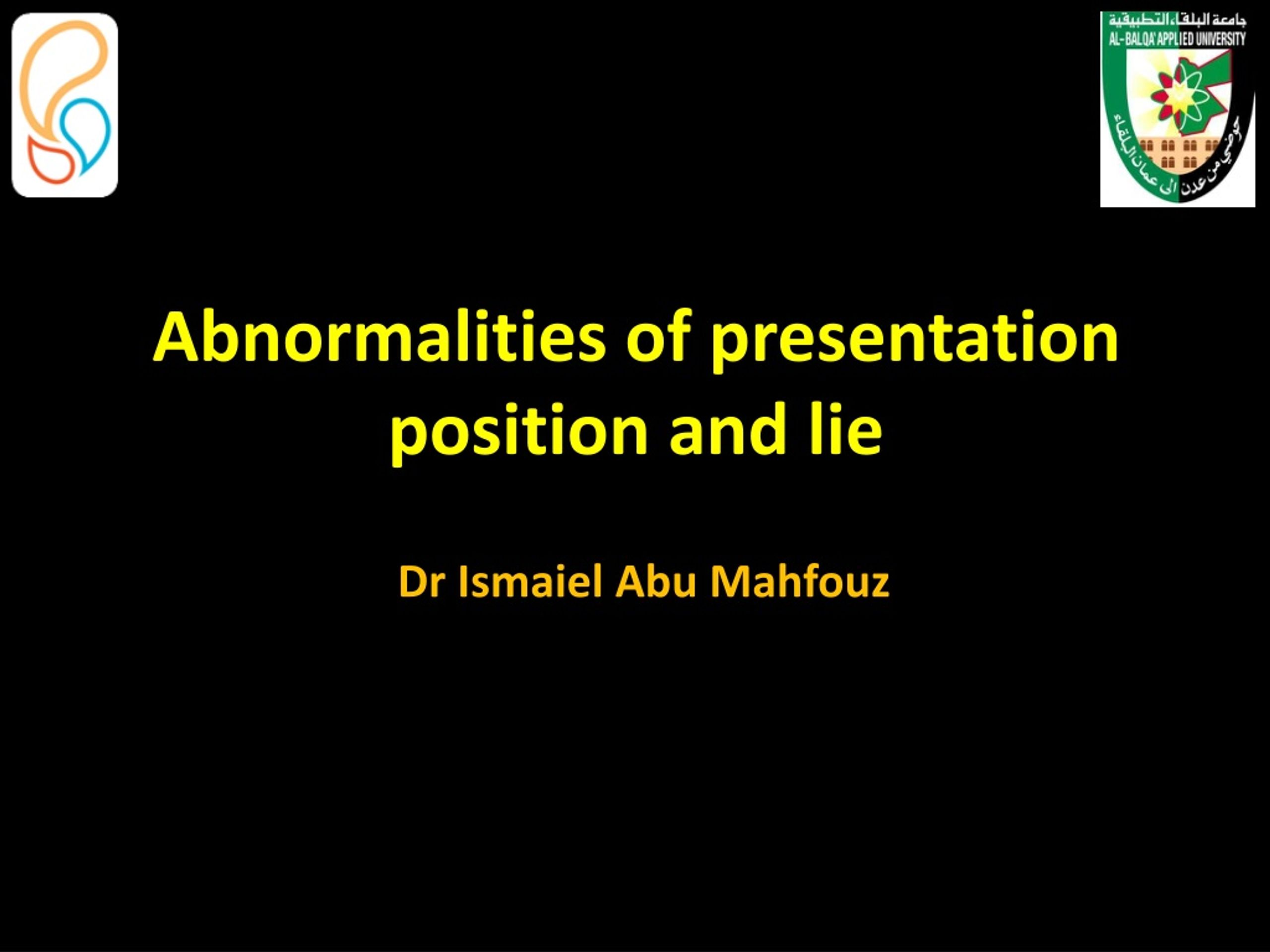 define presentation lie