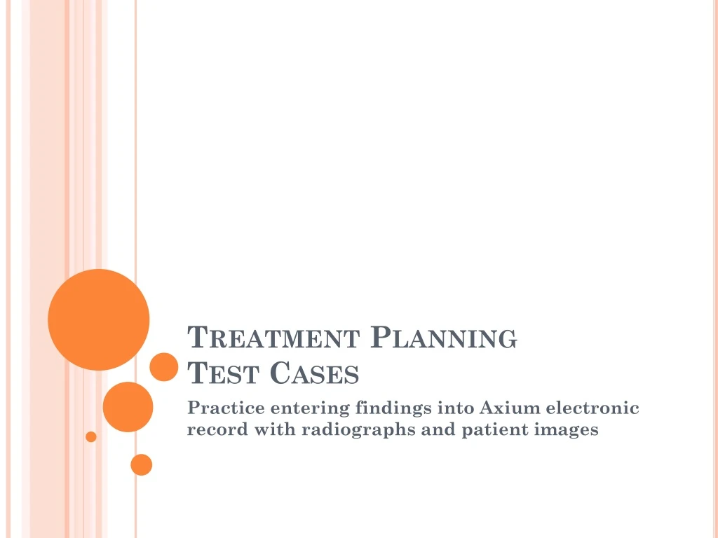 treatment planning test cases n.