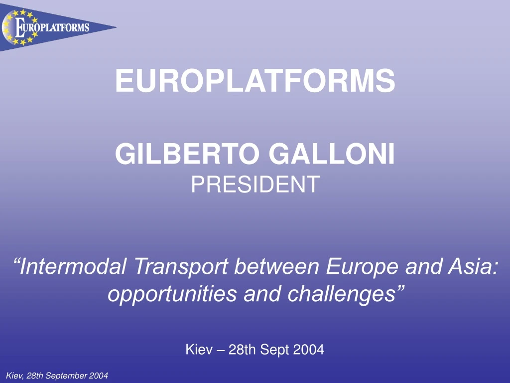 europlatforms gilberto galloni president n.