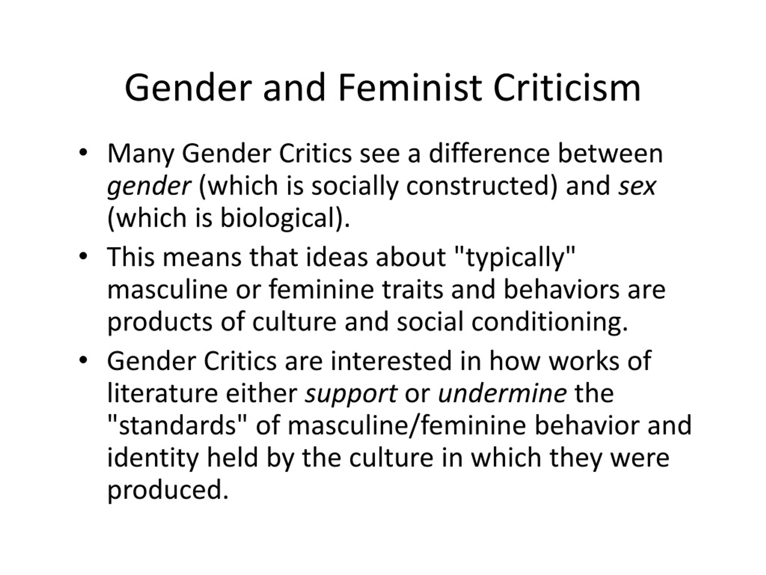 Ppt Critical Theory Feminist And Gender Criticism Powerpoint Presentation Id9233308 3058