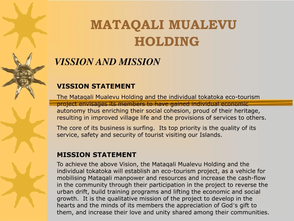 mataqali mualevu holding n.