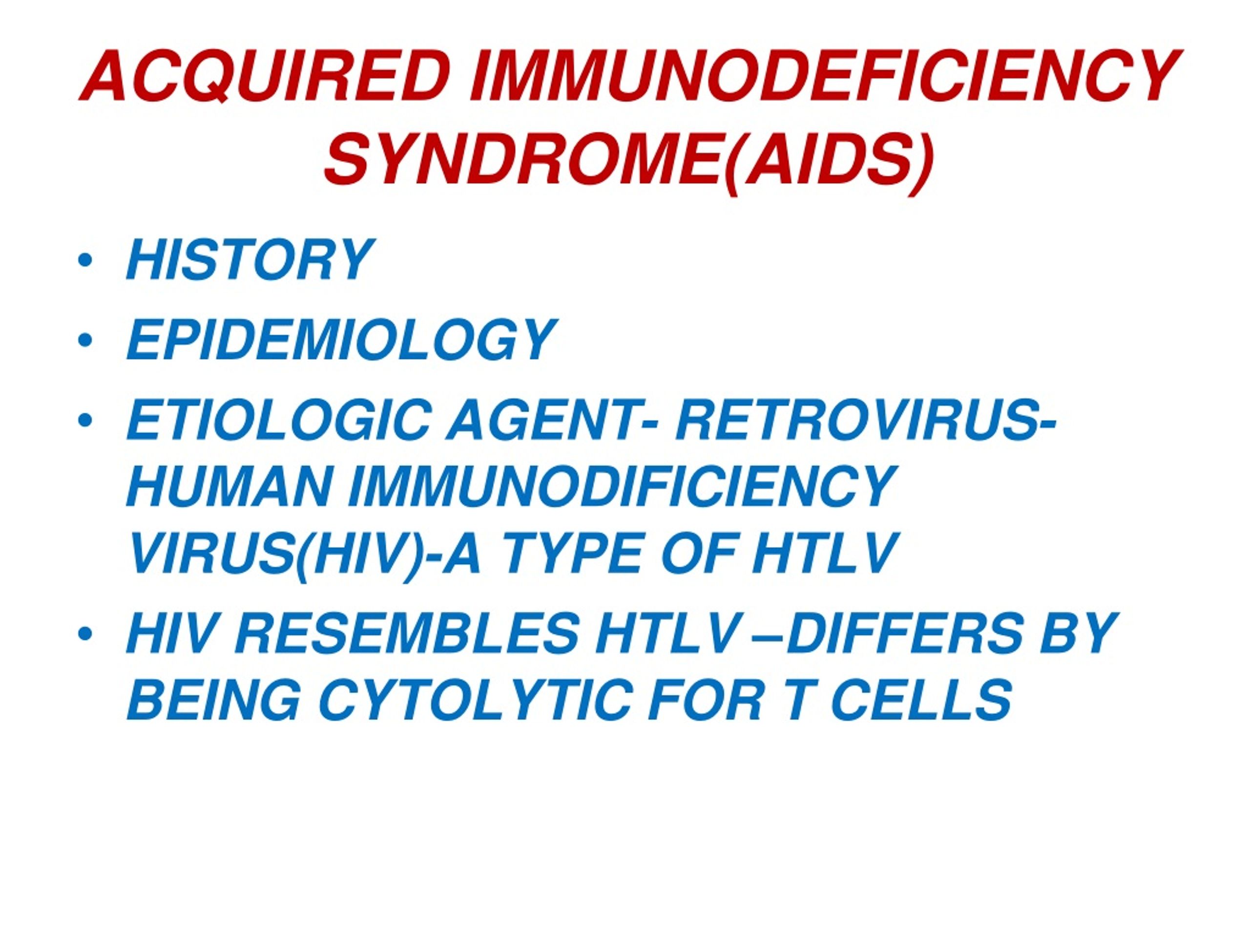 Ppt Acquired Immunodeficiency Syndromeaids Powerpoint Presentation Id9234037 6706