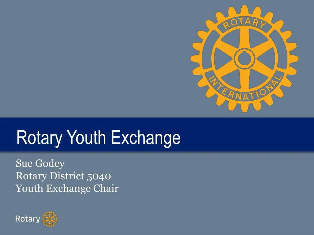 rotary youth exchange n.