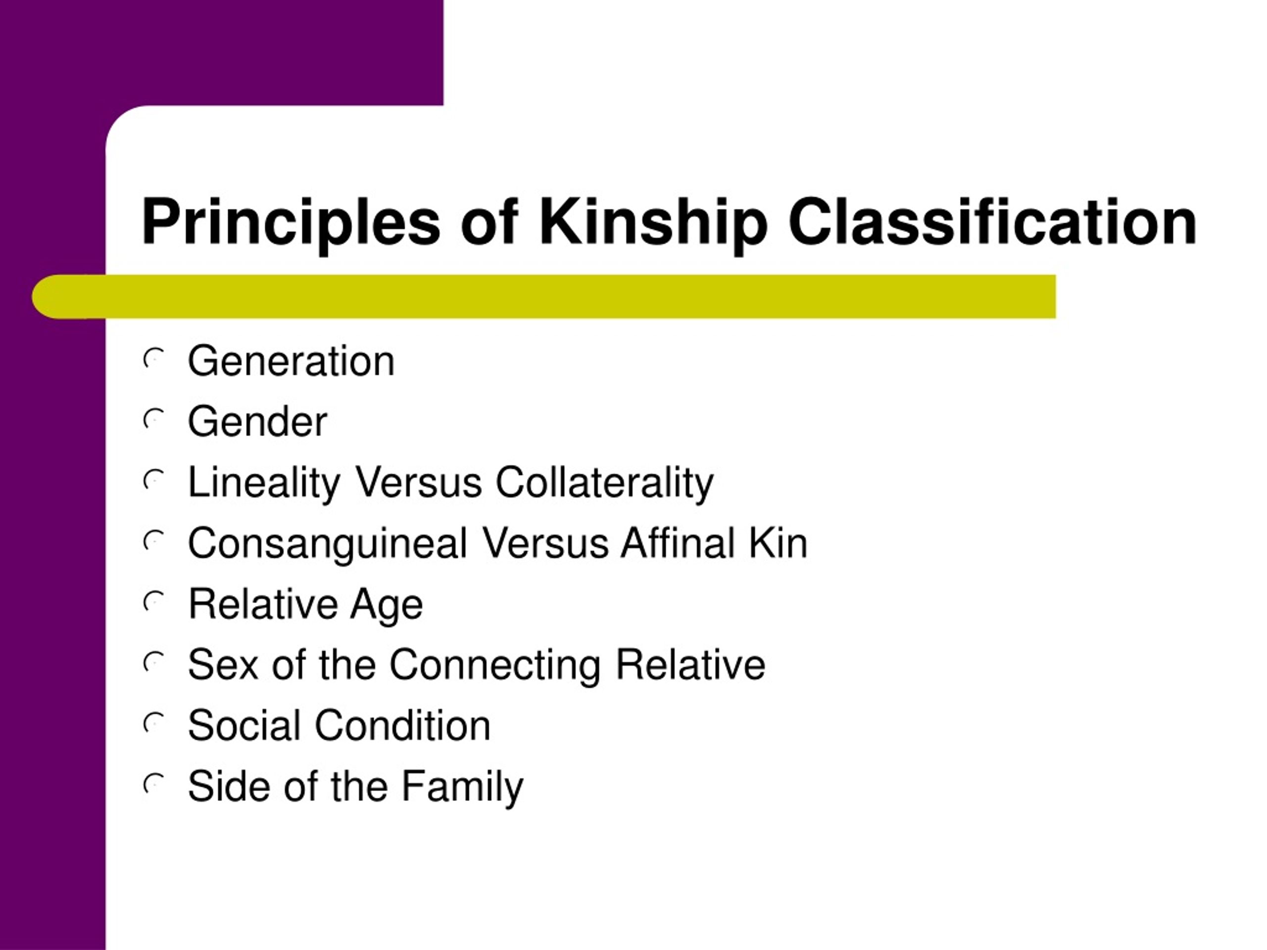 PPT - Chapter 10 Kinship And Descent PowerPoint Presentation, Free ...