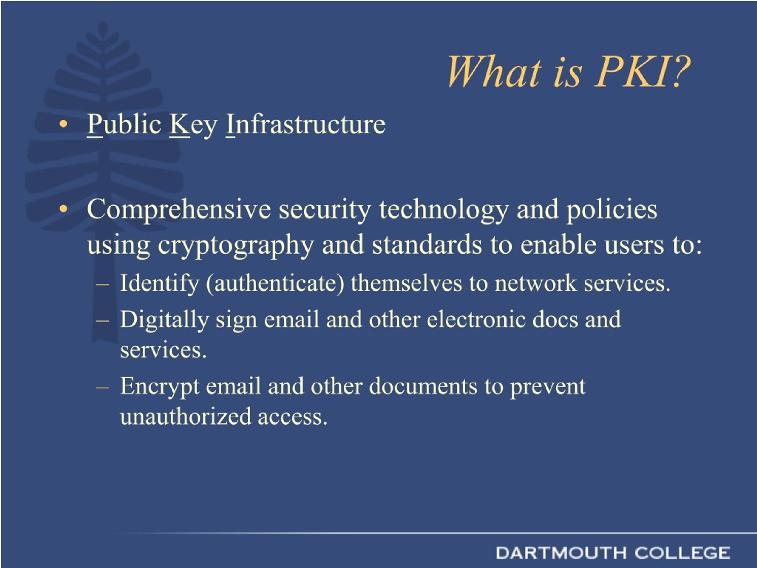 What Is Pki Technology