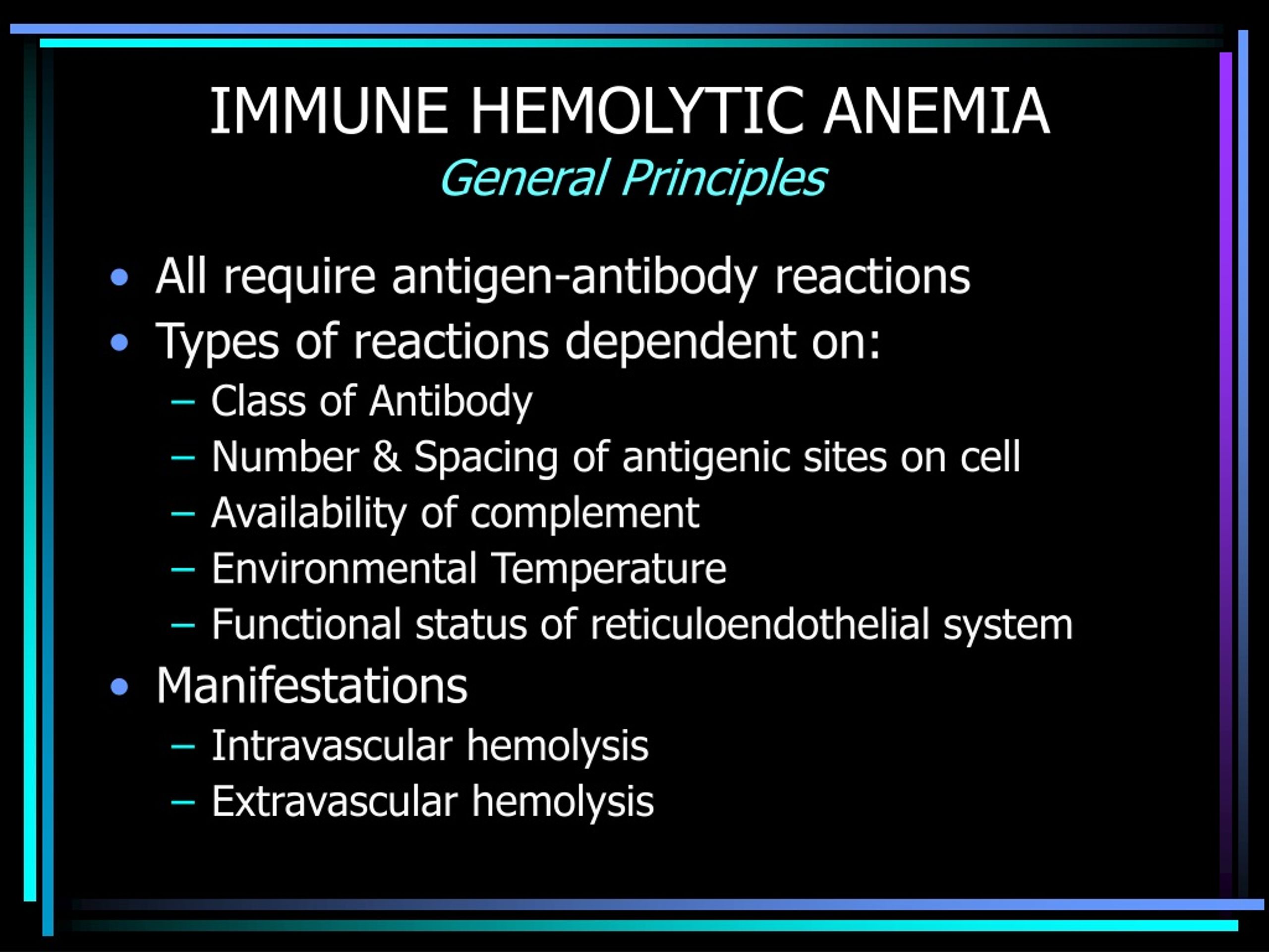 Ppt Hemolytic Anemias Powerpoint Presentation Free Download Id9235740 