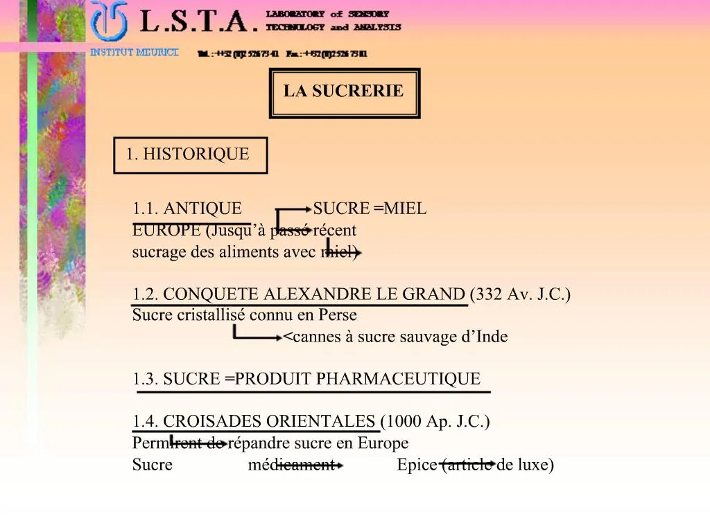 PPT - LA SUCRERIE PowerPoint Presentation, free download - ID:923609