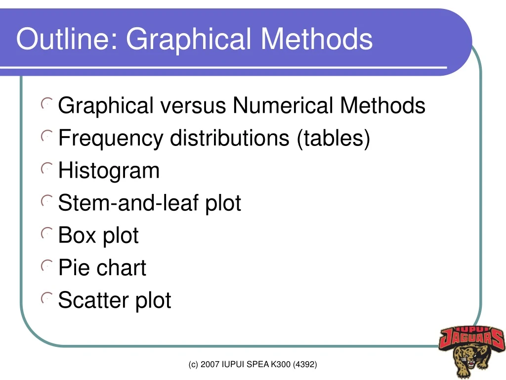 PPT - Outline: Graphical Methods PowerPoint Presentation, free download ...