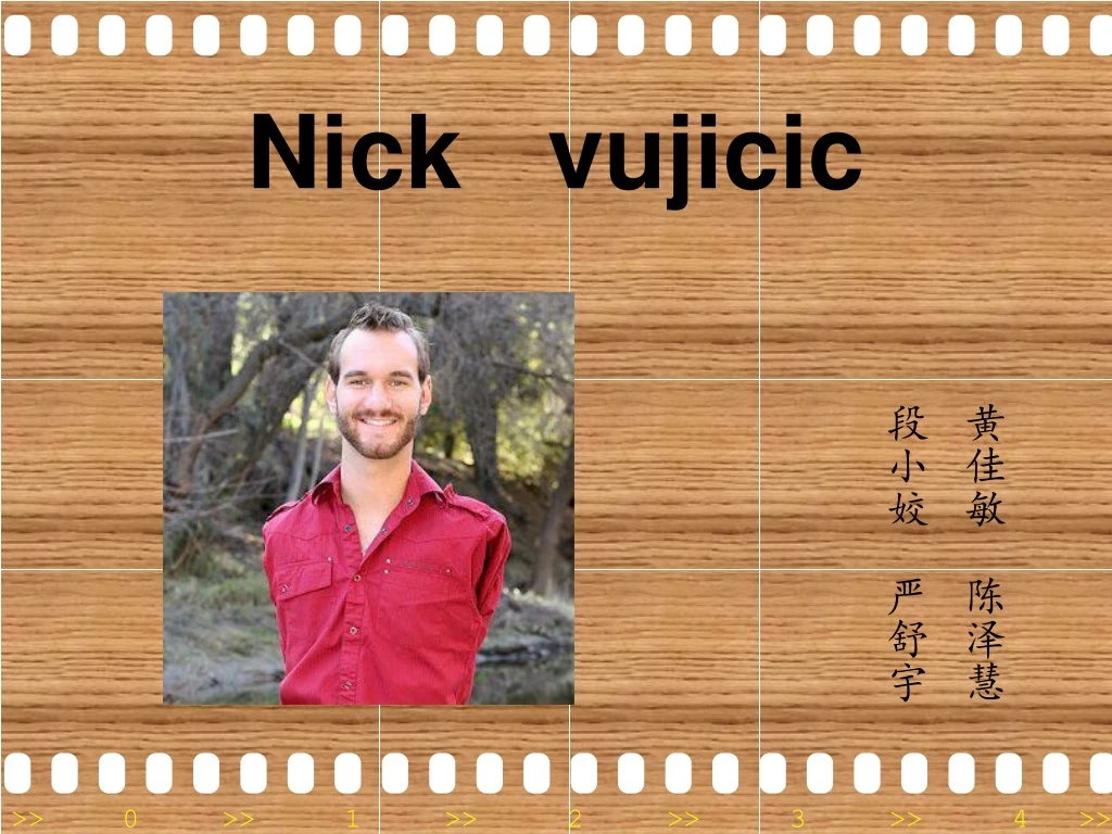 nick vujicic biography ppt