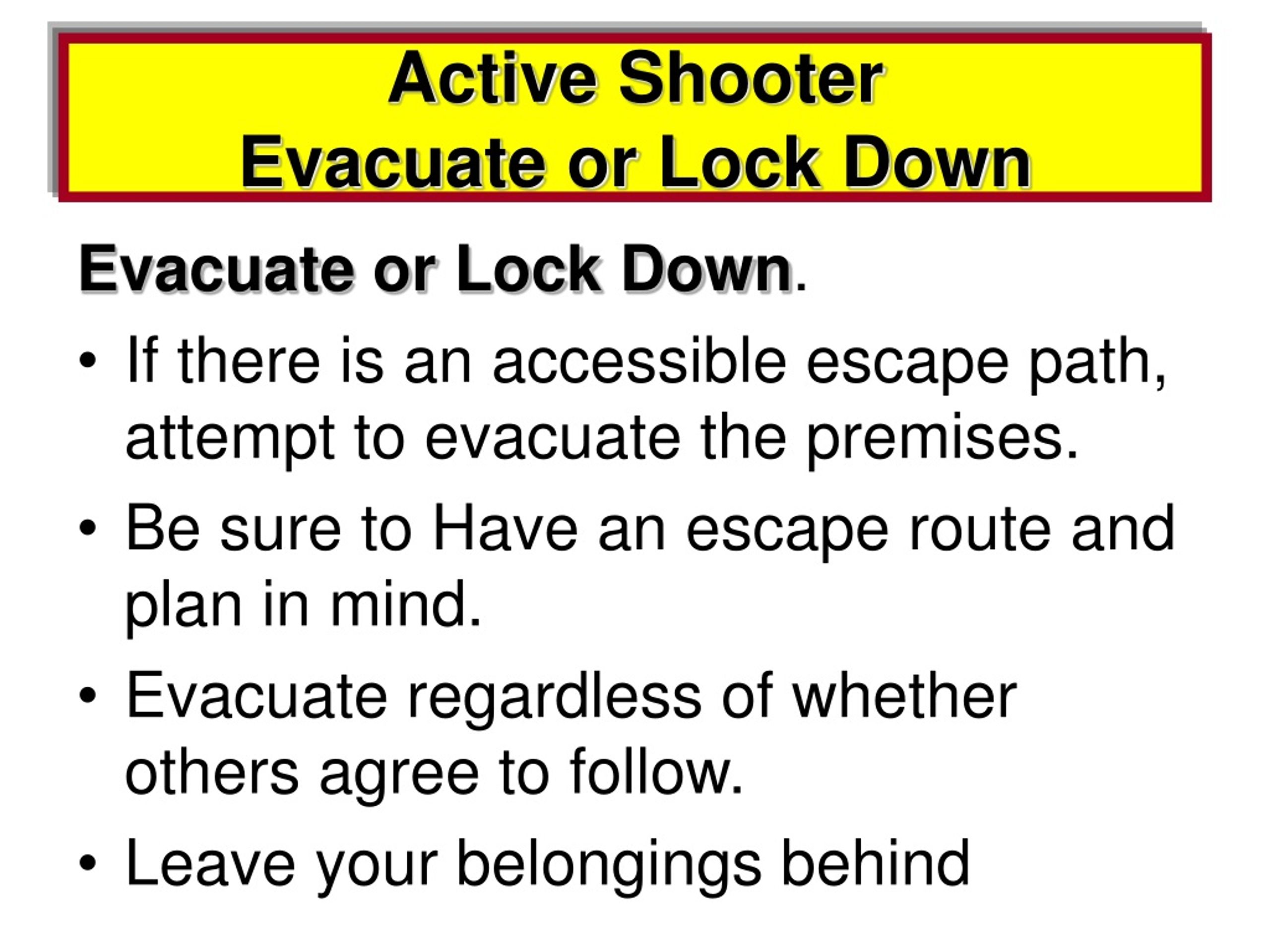 PPT - SCHOOL ACTIVE SHOOTER Intervention-Prevention-Response PowerPoint ...