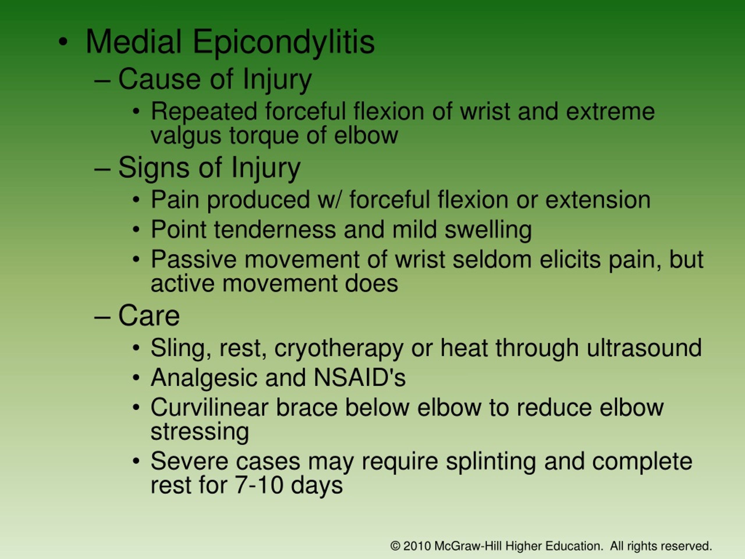 PPT - Chapter 19: The Elbow, Forearm, Wrist and Hand PowerPoint ...