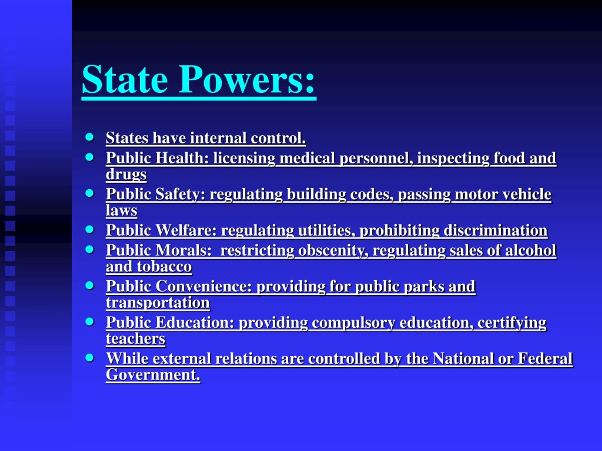 week 2 assignment state powers