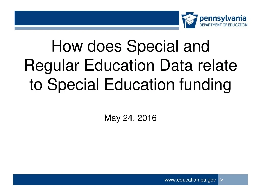 how does special education funding work