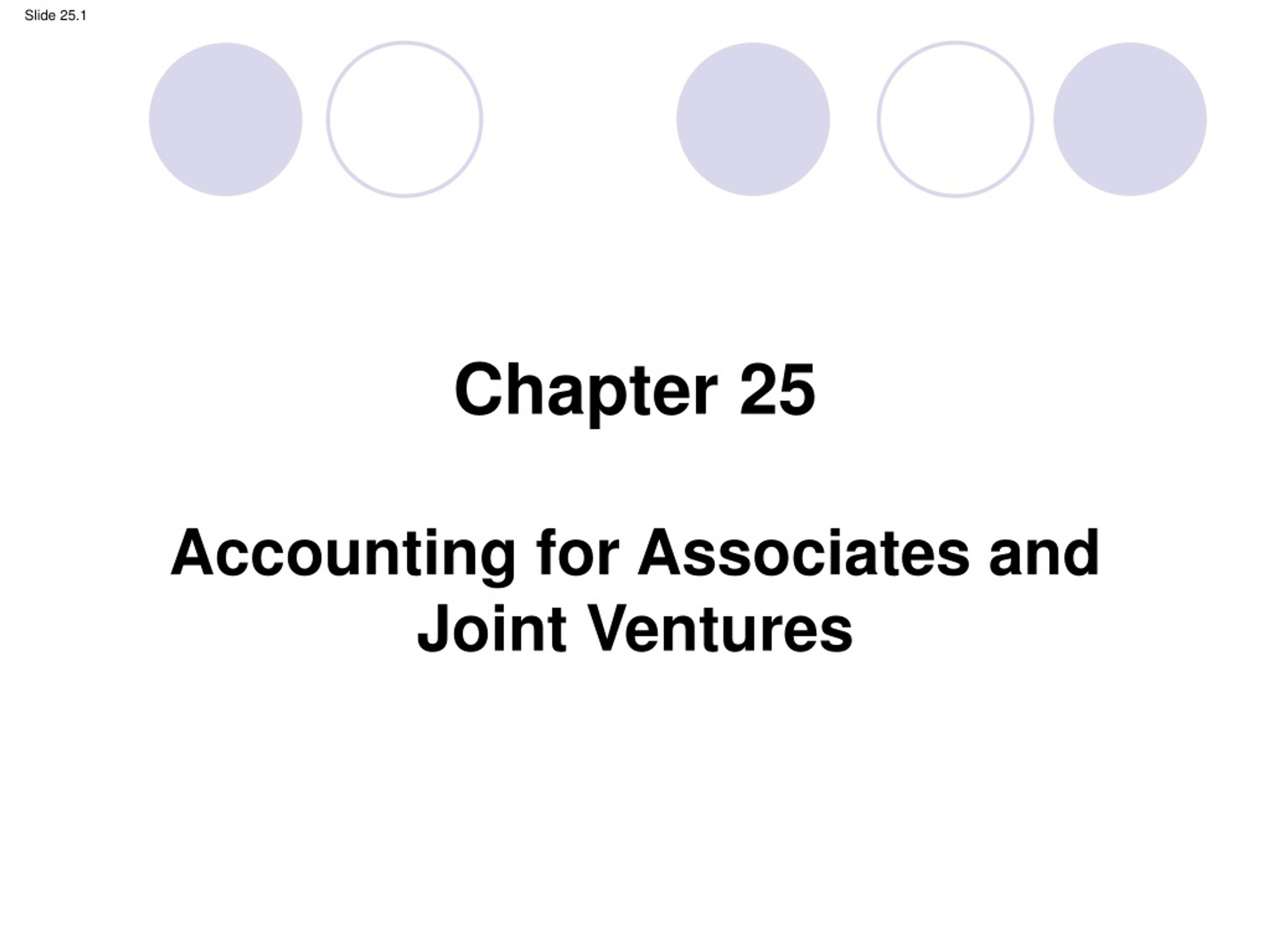 PPT - Accounting For Associates And Joint Ventures PowerPoint ...