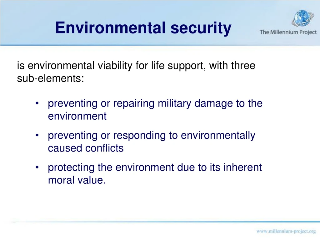 PPT - Environmental Security PowerPoint Presentation, Free Download ...