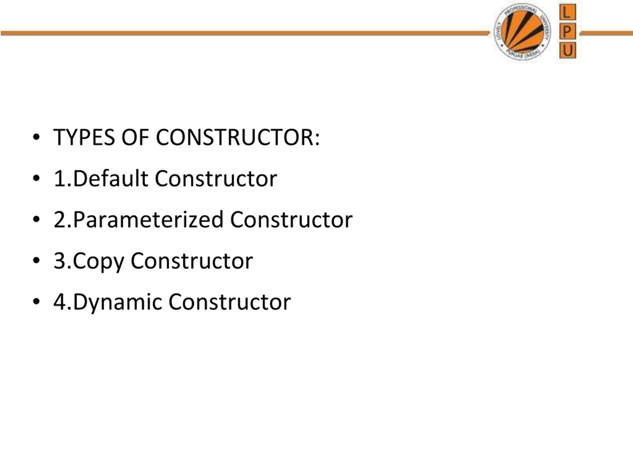 constructor definition
