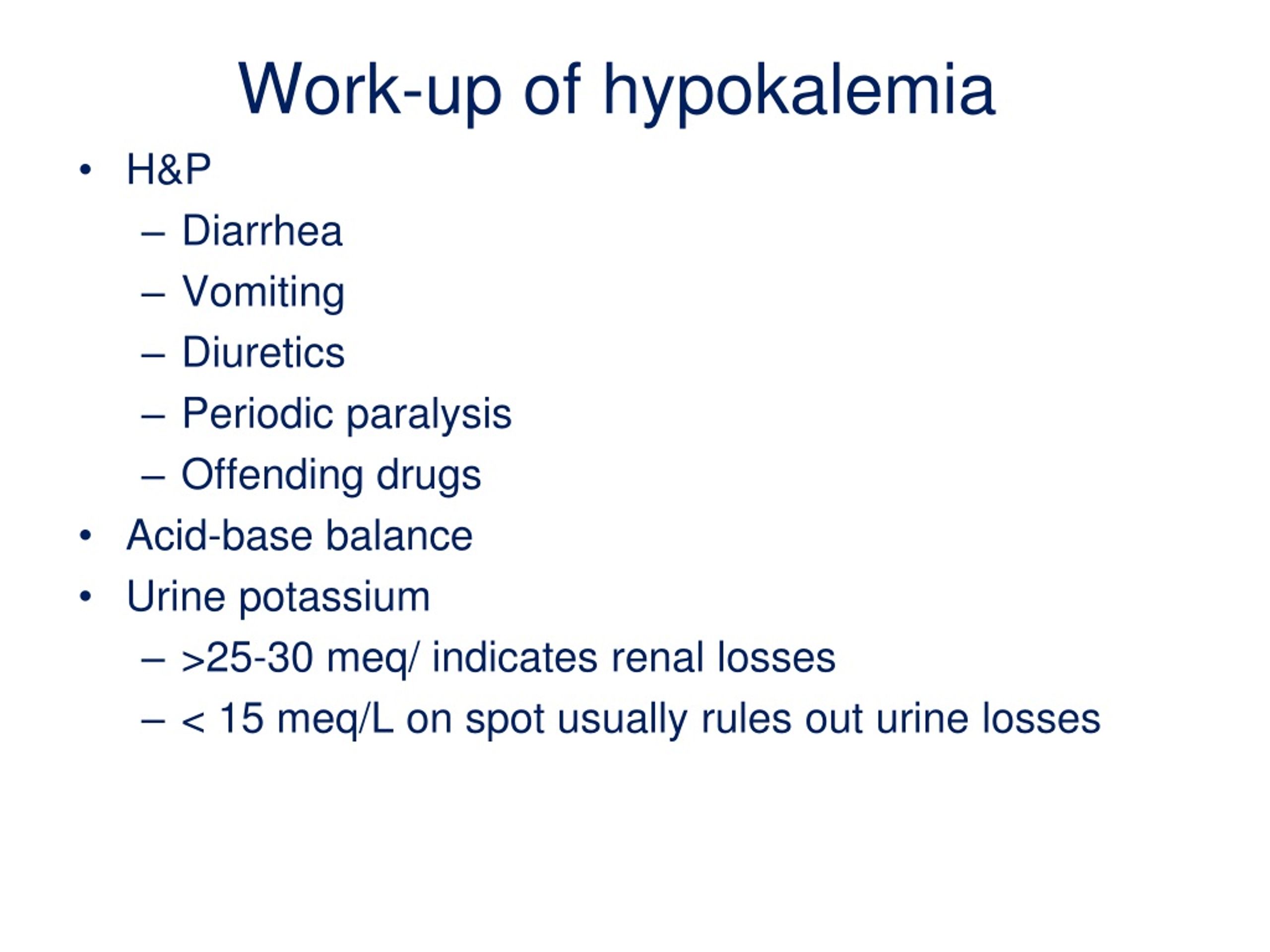 PPT - Potassium Disorders PowerPoint Presentation, free download - ID ...