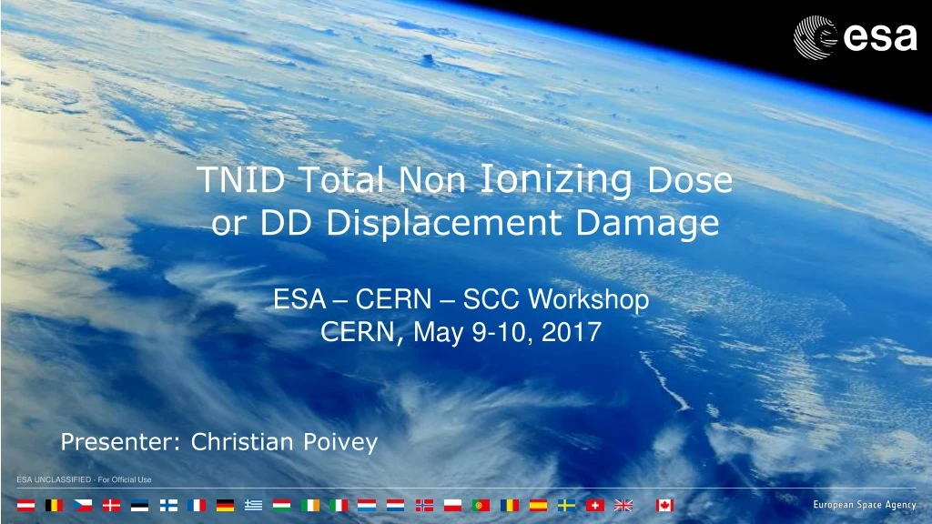 tnid total non ionizing dose or dd displacement damage n.