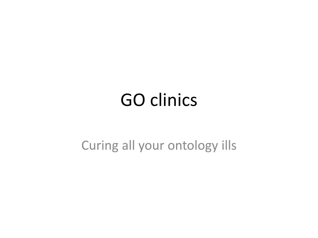 go clinics n.
