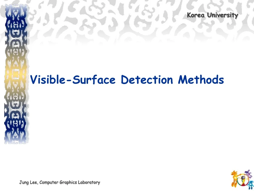 PPT - Visible-Surface Detection Methods PowerPoint Presentation, free ...