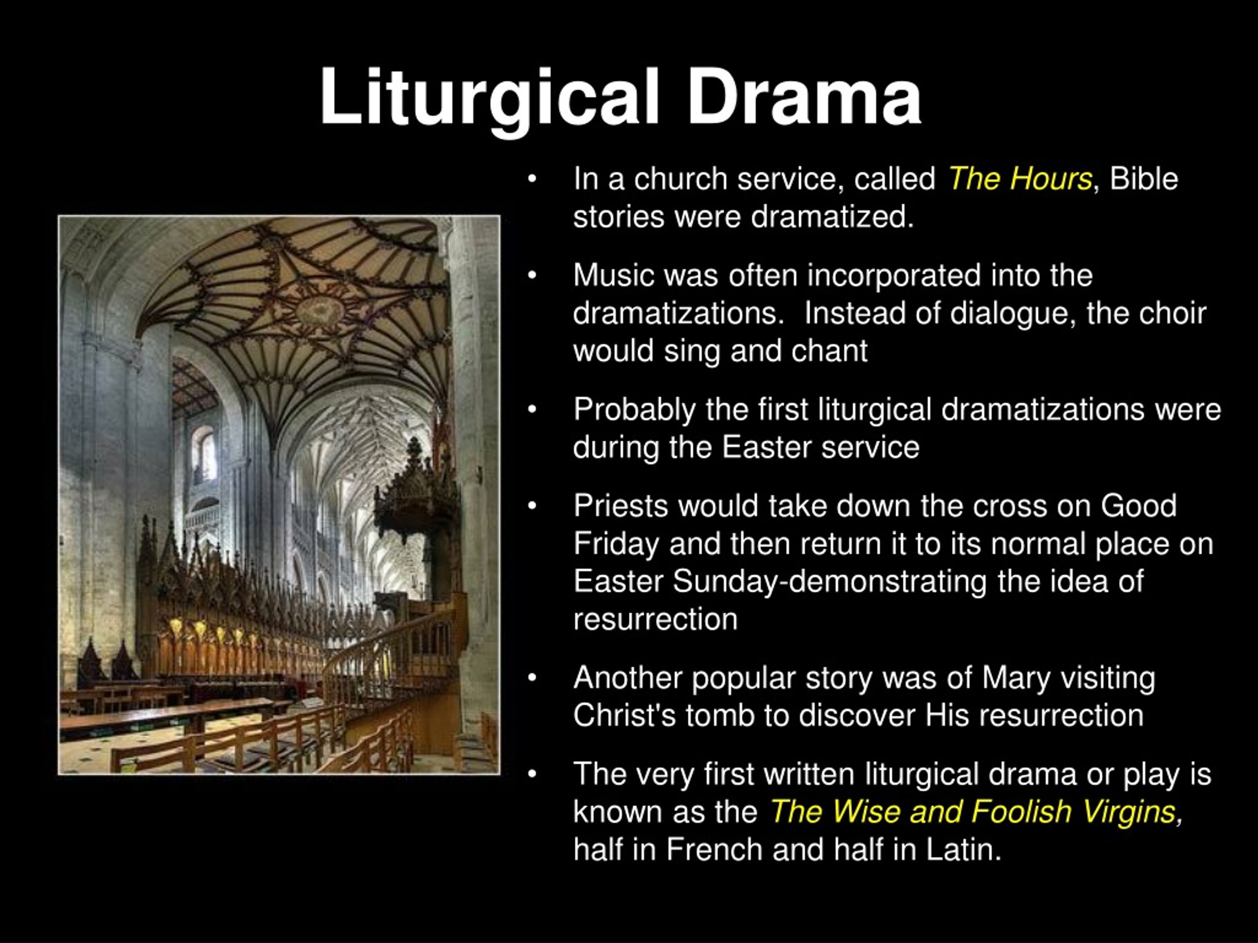 drama presentation in church