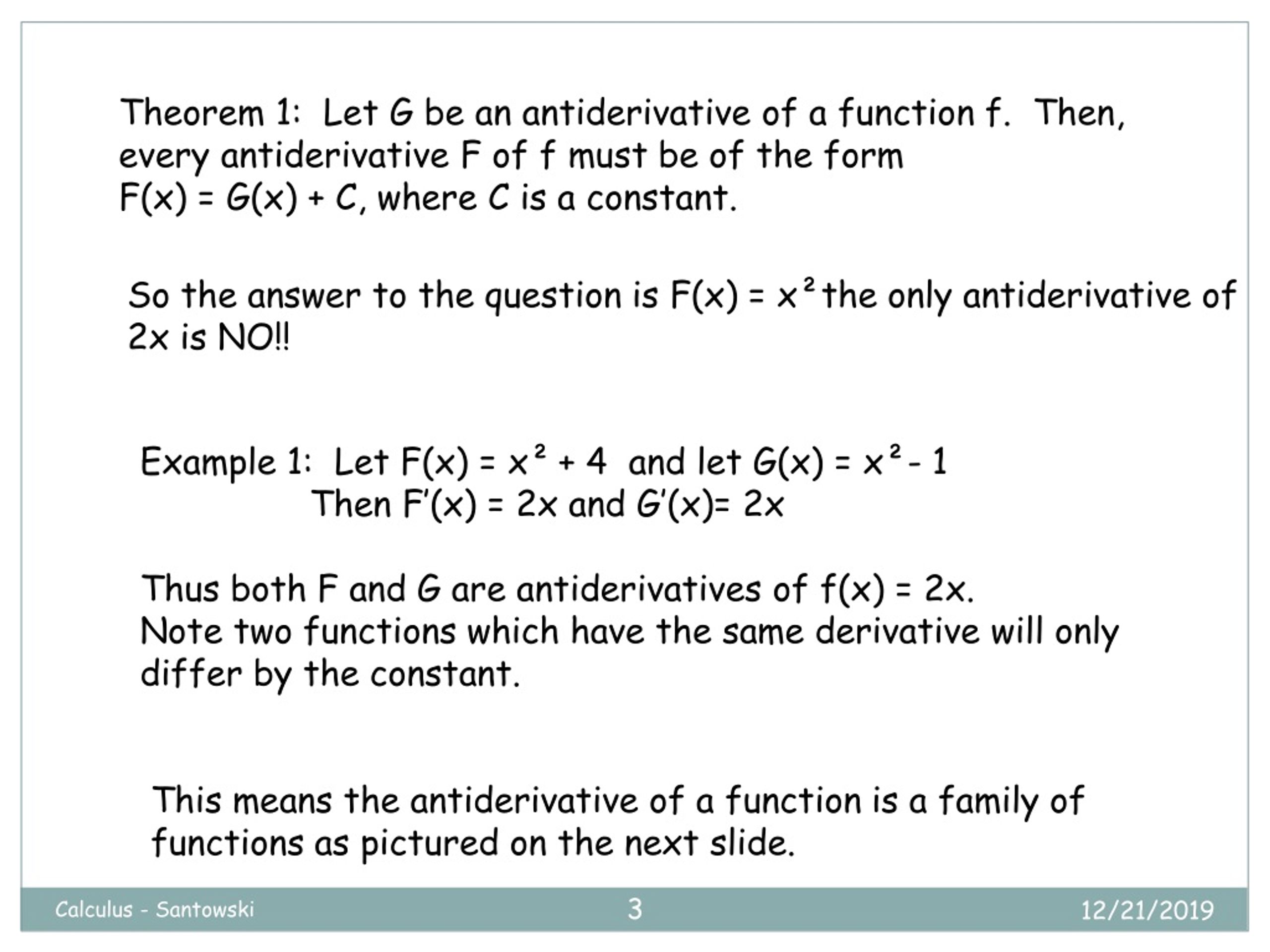 Ppt Exploring Antiderivatives And Integration Rules Powerpoint Presentation Id9248933 1667