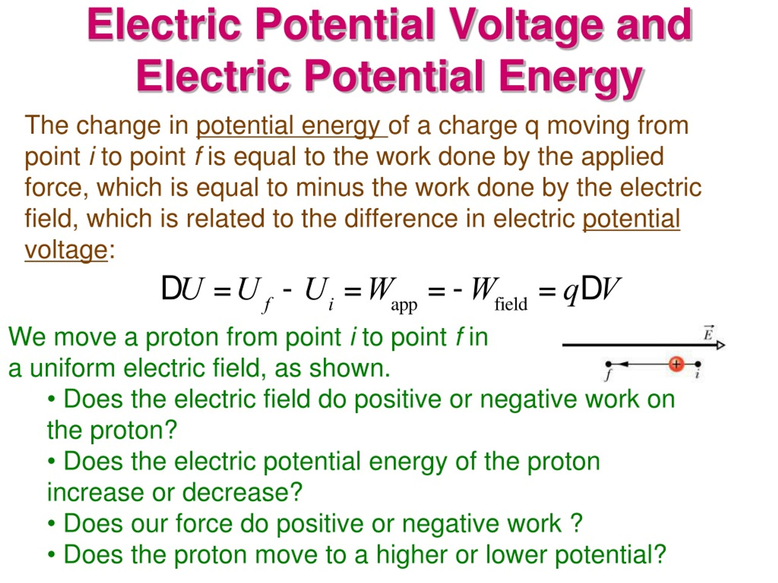 PPT - Physics 2113 Lecture 11 PowerPoint Presentation, free download ...