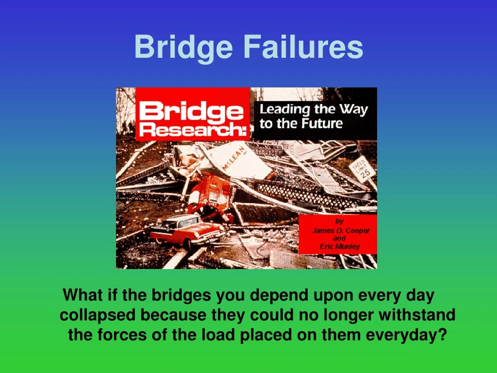 bridge failures n.