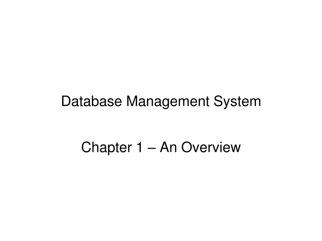 PPT - Database Management System PowerPoint Presentation, free download ...