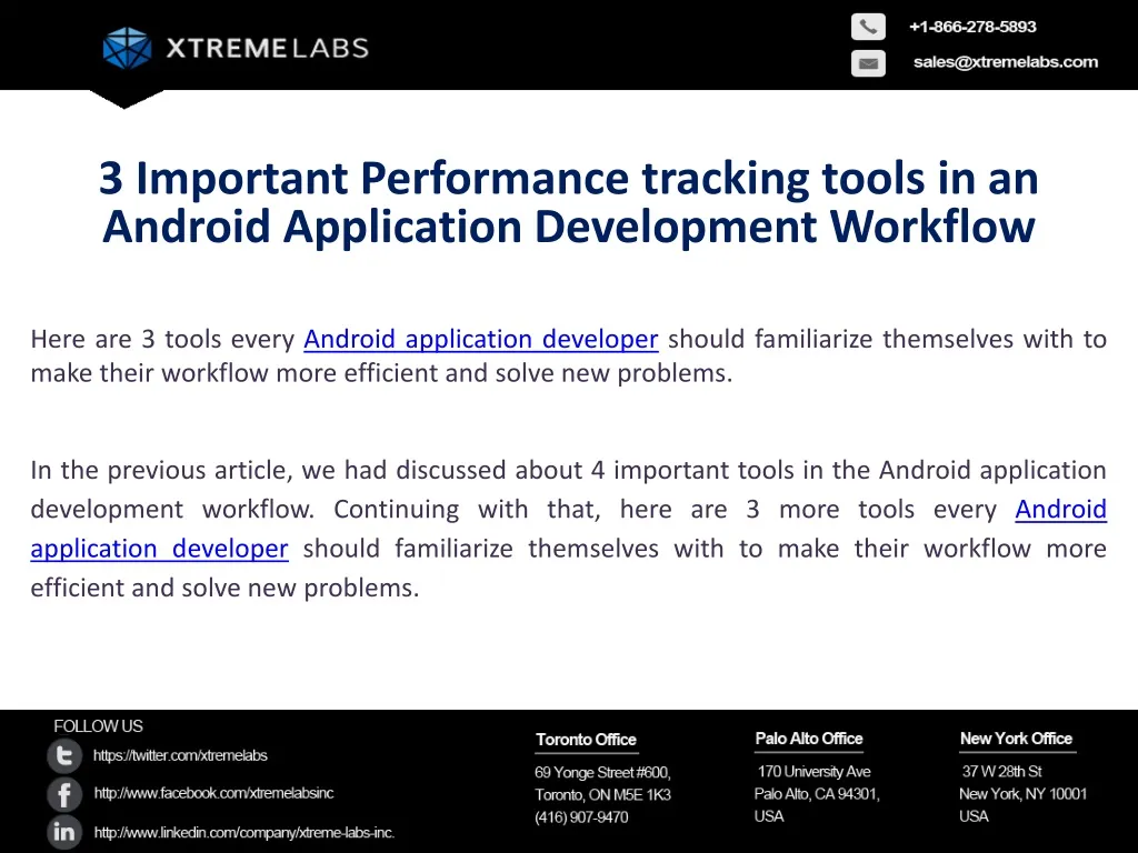 3 important performance tracking tools n.