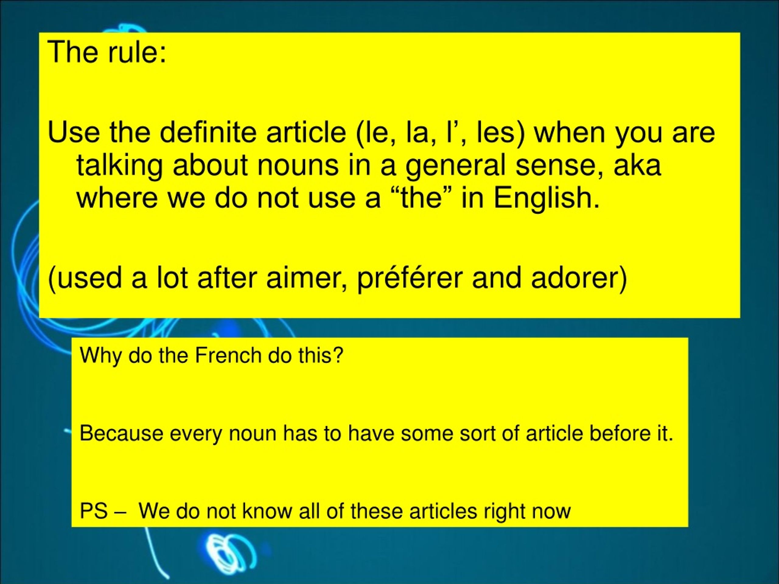 PPT Mastering French Definite Articles With Ease PowerPoint PPT Mastering French Definite Articles With Ease PowerPoint