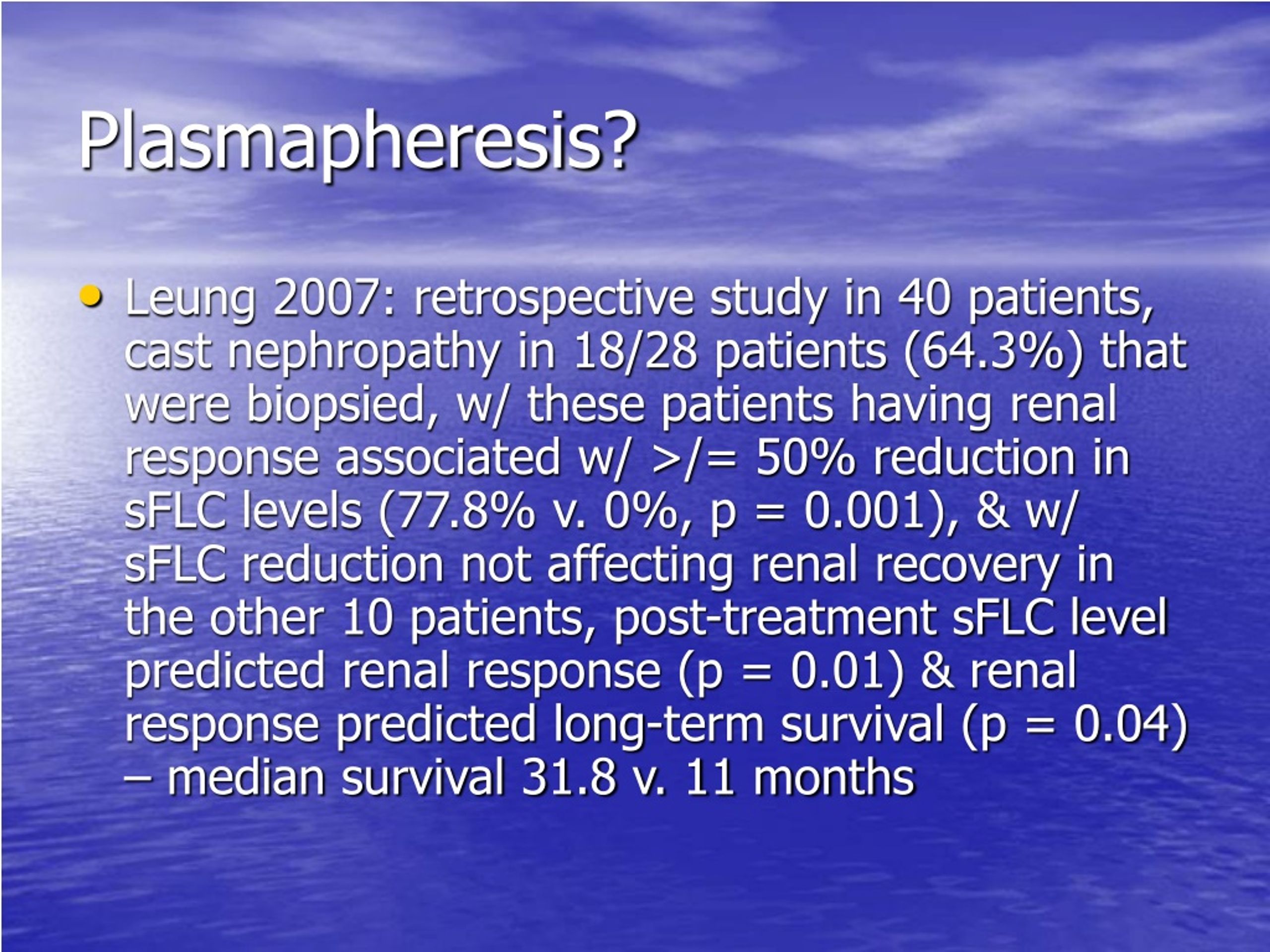 Ppt Cast Nephropathy And Plasmapheresis Powerpoint Presentation Id9253018 2402