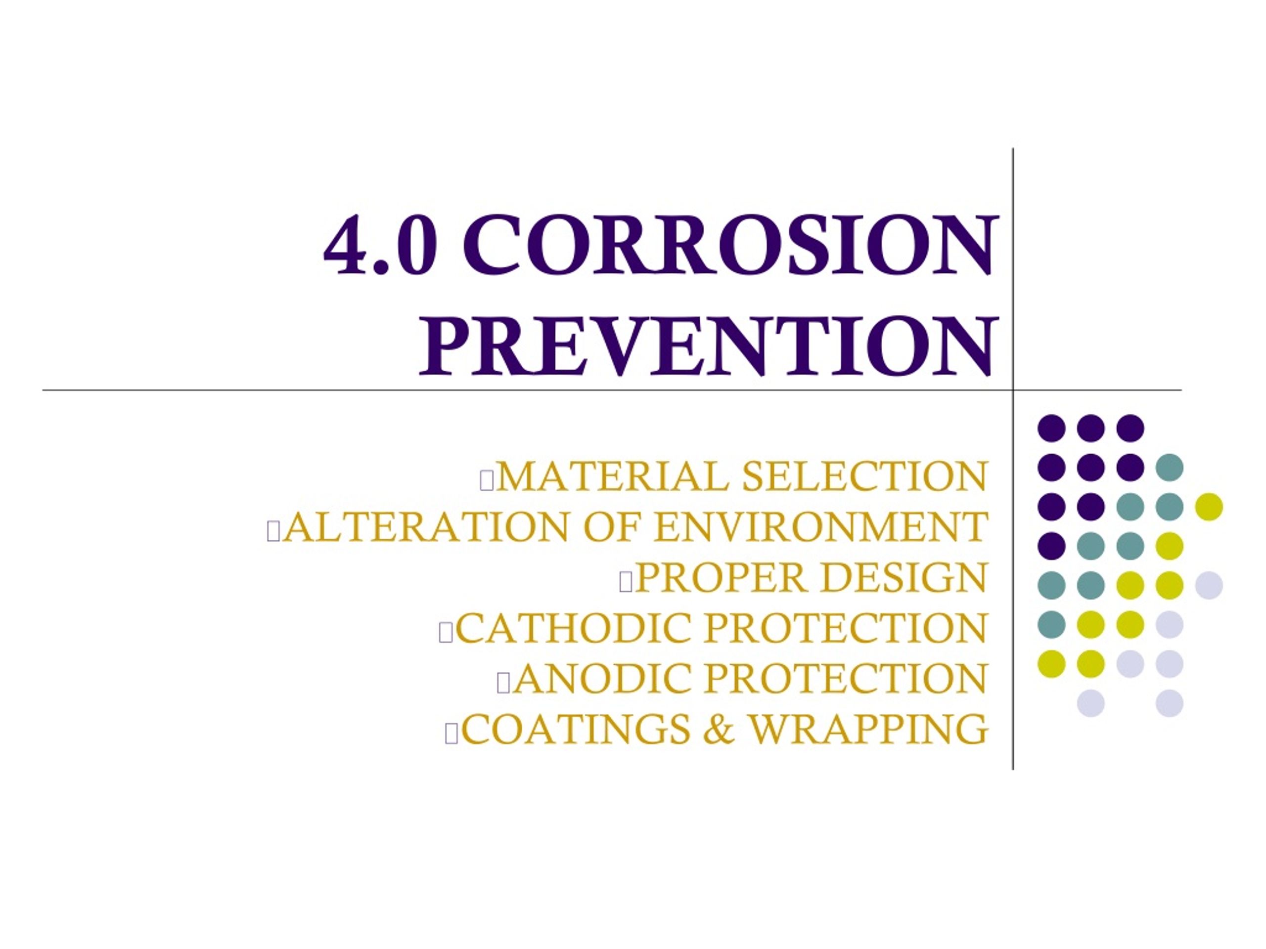 PPT - 4.0 CORROSION PREVENTION PowerPoint Presentation, free download ...