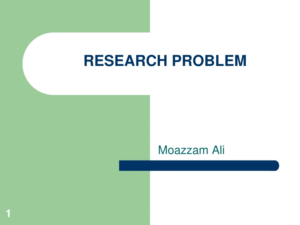 research problem powerpoint