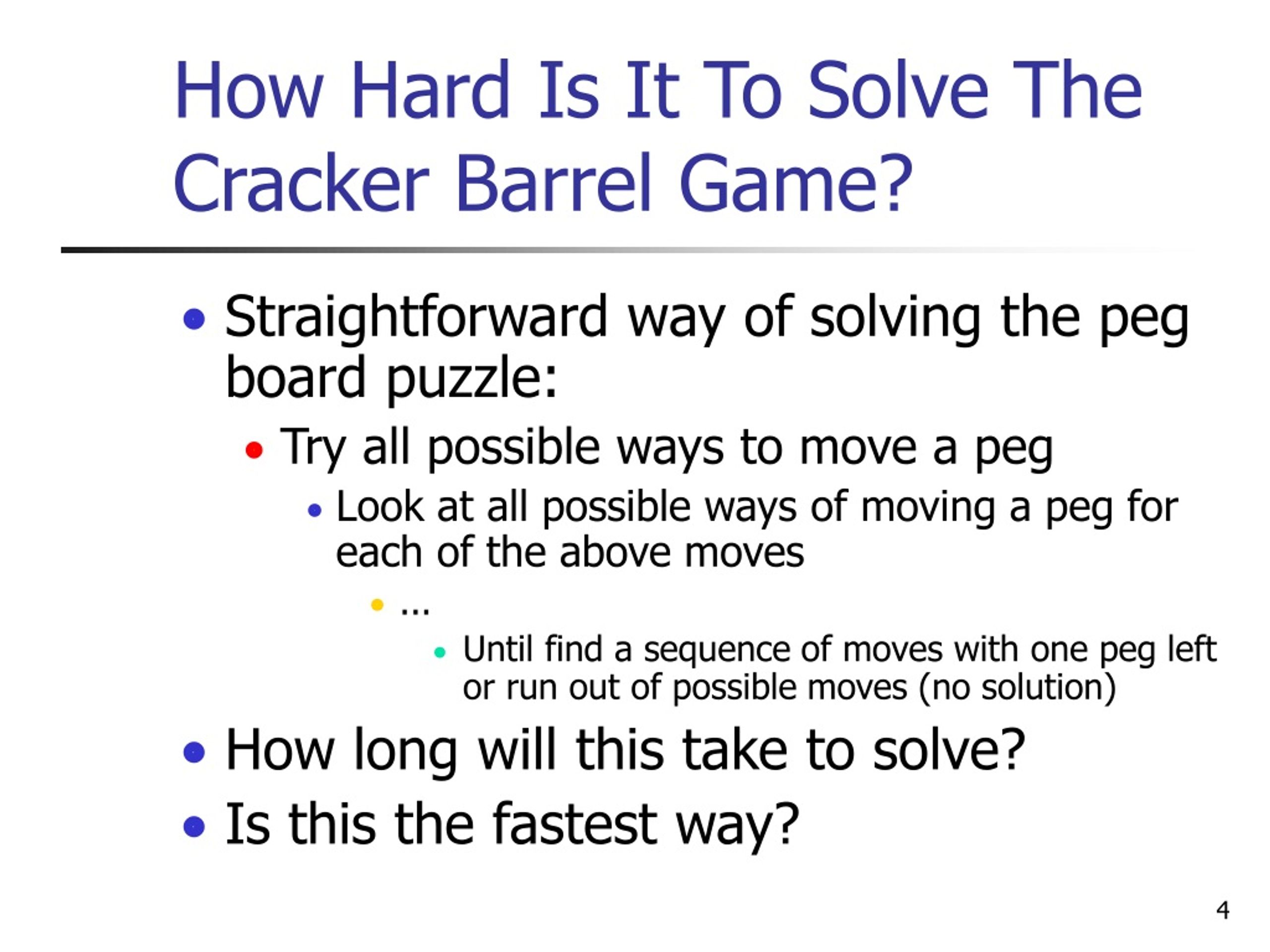 PPT - Pancakes, Puzzles, And Polynomials: Cracking The Cracker Barrel ...