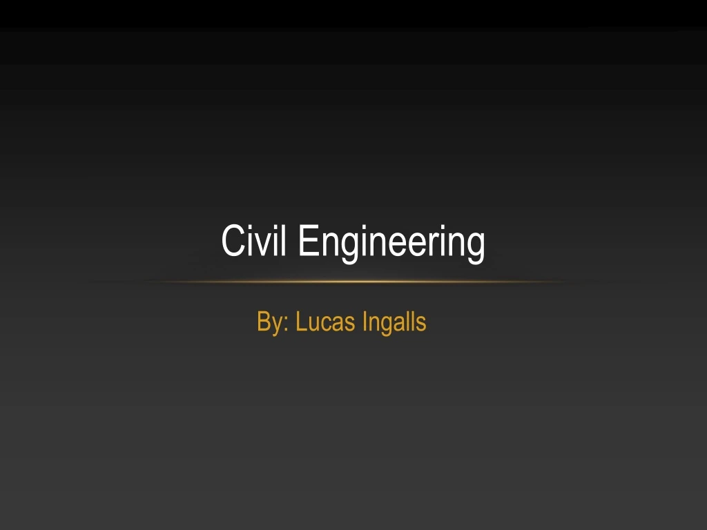 civil engineering n.