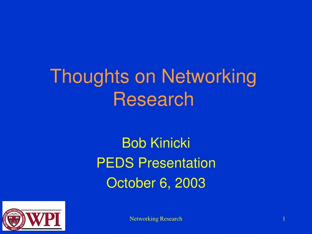 thoughts on networking research n.