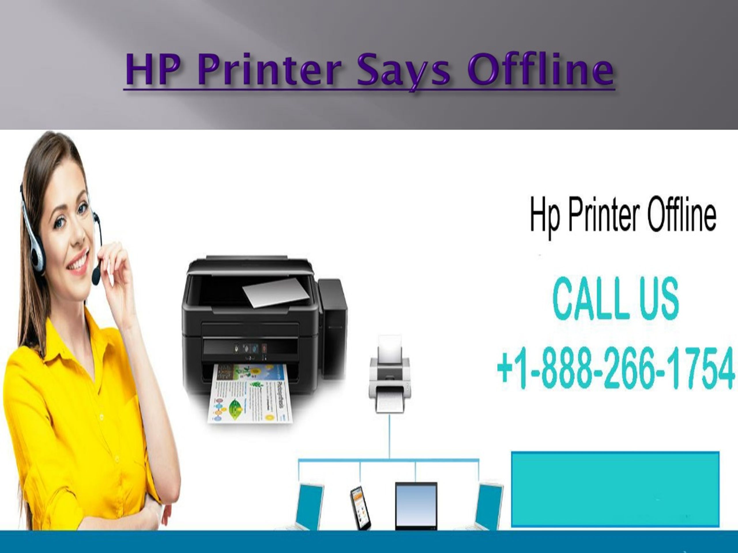 PPT HP LaserJet Printer Offline PowerPoint Presentation, free