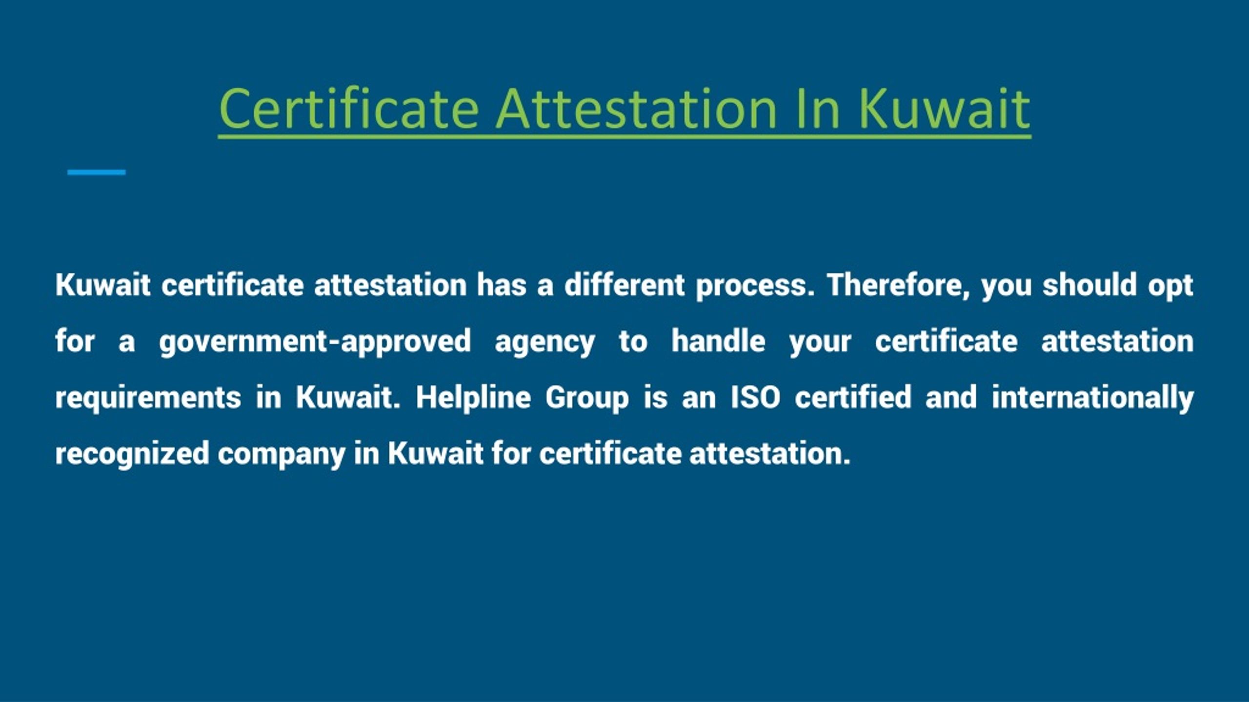 Ppt Certificate Attestation In Kuwait Powerpoint Presentation Free Download Id9264999 9218