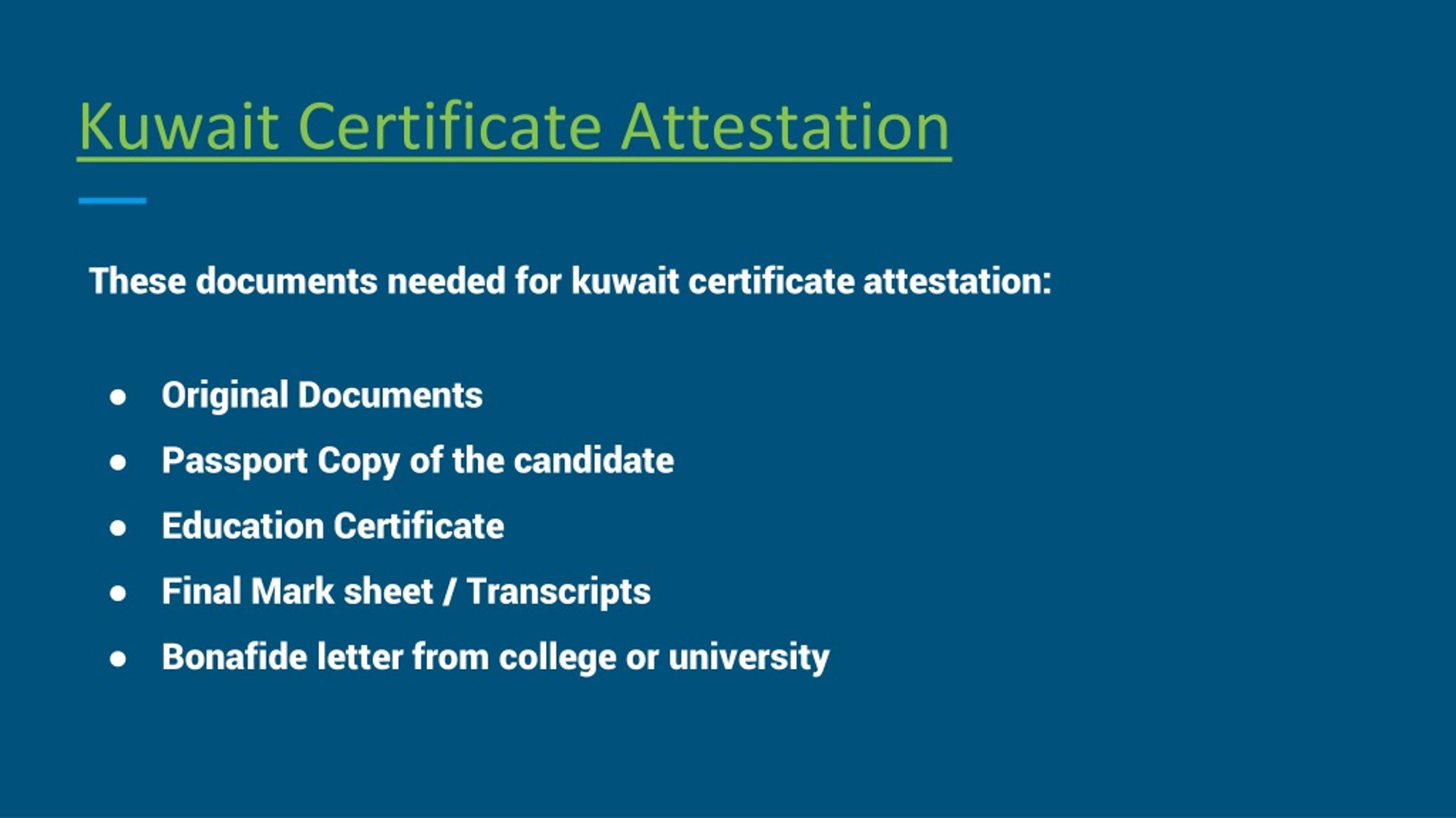 Ppt Certificate Attestation In Kuwait Powerpoint Presentation Free Download Id9264999 8059