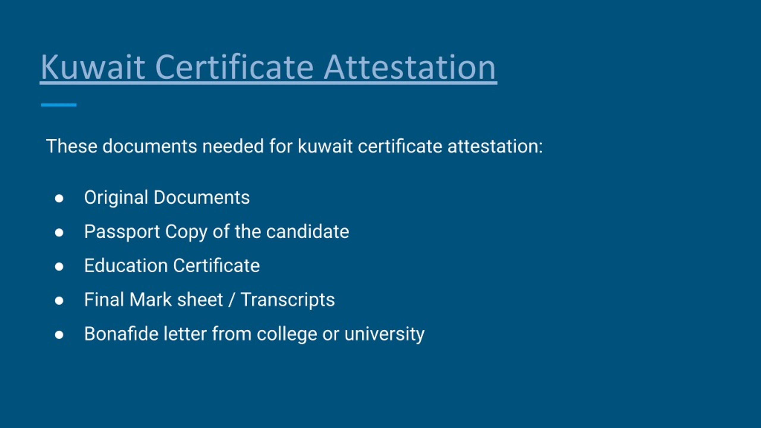 Ppt Certificate Attestation In Kuwait Powerpoint Presentation Free Download Id9265014 9839