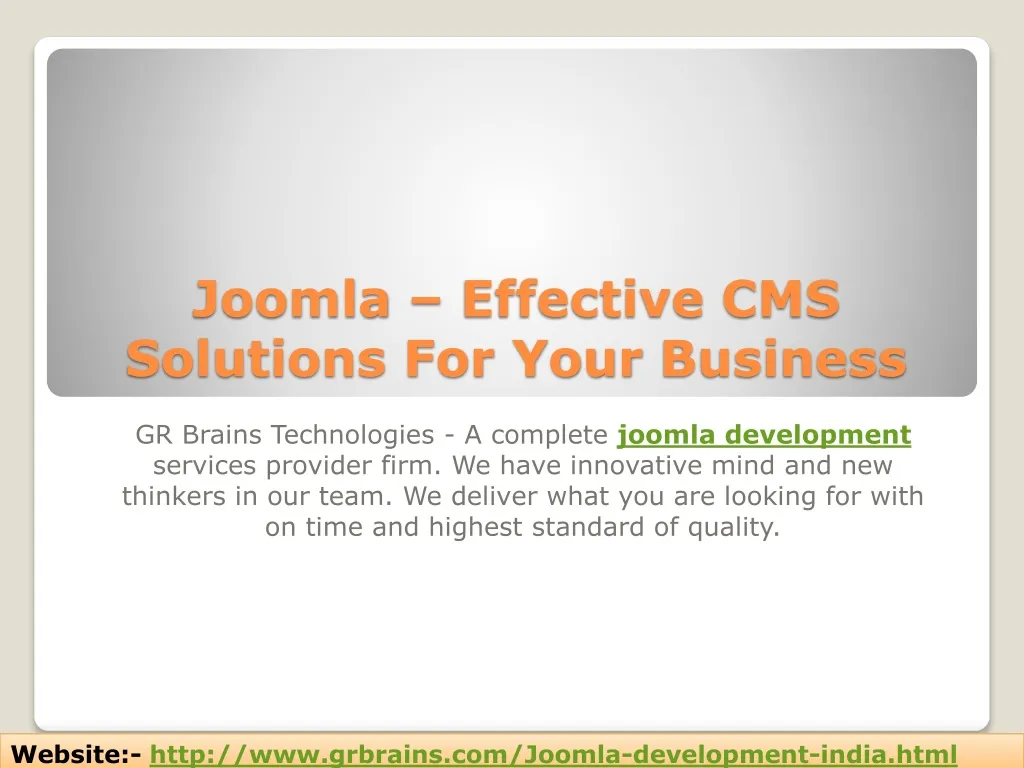 joomla effective cms solutions for your business n.