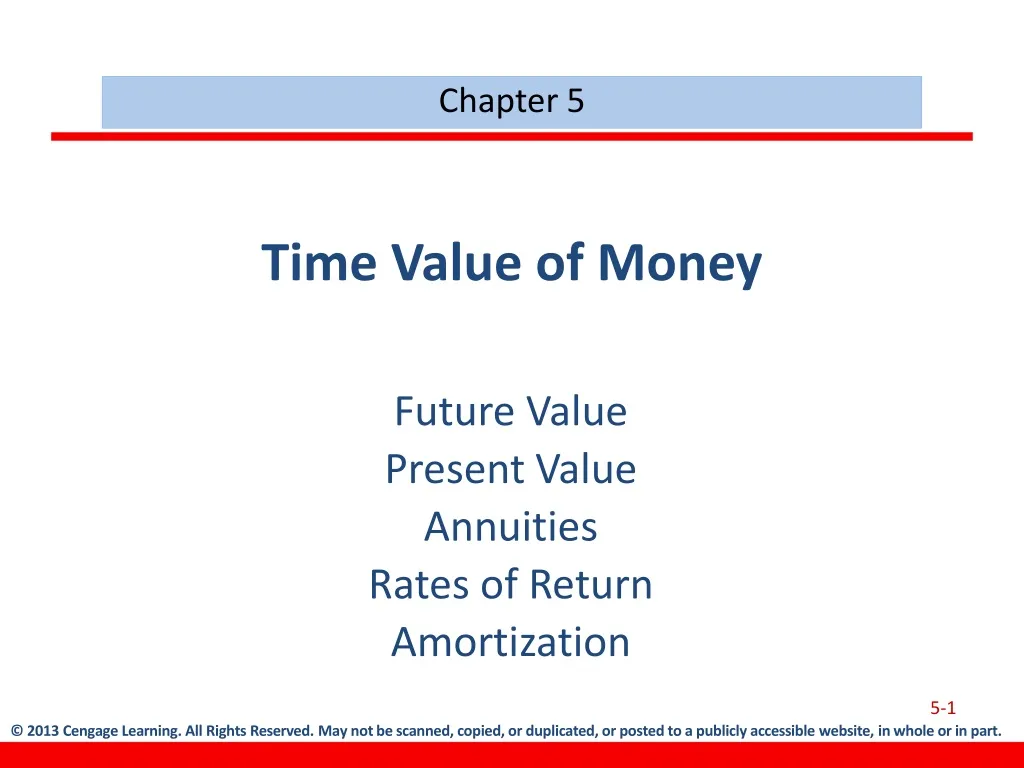 time value of money n.