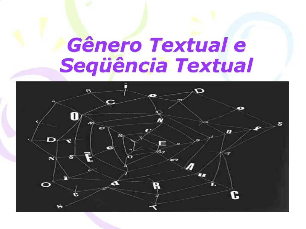 Ppt G Nero Textual E Seq Ncia Textual Powerpoint Presentation Free Download Id